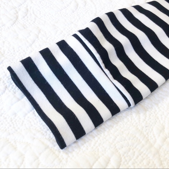 Loft Mixed Media Knit Black/White Top - Small - Picture 9 of 11